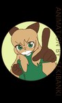 anthro brown_body brown_fur clothing dipstick_tail female female_anthro fur gloves_(marking) green_clothing hair markings simple_background solo standing tail tail_markings transparent_background white_body white_fur .sekibanki conditional_dnp internet_yamero needy_streamer_overload averi_(fiddleafox) canid canine fox mammal red_fox true_fox alpha_channel animated digital_media_(artwork) distracting_watermark grandfathered_content low_res short_playtime watermark