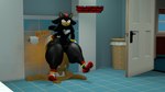 16:9 bathroom big_butt butt excessive_feces fart feces groaning hi_res huge_butt hyper hyper_butt hyper_feces male male/male nightsoil pooping scatplay sega shadow shadow_the_hedgehog smelly sonic_the_hedgehog sonic_the_hedgehog_(series) thick_thighs toilet widescreen