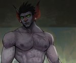 abs bat_ears body_hair clothed clothing male muscular muscular_humanoid muscular_male nipples pecs scar simple_background solo standing topless topless_male wowsibart arcane_(tv_series) league_of_legends riot_games tencent scar_(arcane) animal_humanoid bat bat_humanoid chirean humanoid mammal mammal_humanoid 2024 digital_drawing_(artwork) digital_media_(artwork) half-length_portrait hi_res portrait