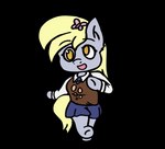 anthro blonde_hair bottomwear chibi clothed clothing female fur grey_body hair necktie open_mouth semi-anthro simple_background skirt solo transparent_background wings yellow_eyes mranthony2 friendship_is_magic hasbro mio_honda_step my_little_pony mythology derpy_hooves_(mlp) equid equine mammal mythological_creature mythological_equine pegasus 2d_animation alpha_channel animated digital_media_(artwork) low_res motion_tweening short_playtime