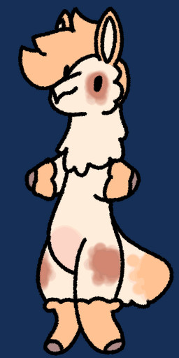 anthro dancing dot_eyes fluffy fluffy_tail fur hooves male neck_tuft simple_eyes slightly_chubby solo tail tan_body tan_fur tuft stinkvali olli_(braeburned) animated