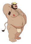 anthro armpit_hair belly big_belly body_hair bulge clothing humanoid_hands jockstrap male moobs navel nipples overweight overweight_male simple_background solo underwear white_background tcw mammal suid suine sus_(pig) wild_boar 2022 hi_res