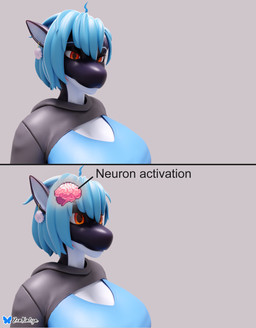 anthro big_breasts big_eyes blue_hair blue_top brain breasts cleavage clothed clothing female grey_clothing grey_jacket grey_topwear hair jacket jewelry multicolored_body non-mammal_breasts orange_eyes organs solo topwear two_tone_body rileyarlic_(artist) valorlynz_(modeler) neuron_activation zea_nalya aquatic cetacean dolphin mammal oceanic_dolphin orca toothed_whale 3d_(artwork) digital_media_(artwork) hi_res meme