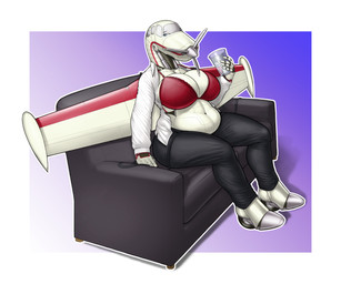 aircraft anthro belly beverage big_belly big_breasts black_clothing blue_eyes bra breasts clothing collared_shirt container cup dress_shirt female furniture looking_at_viewer machine multicolored_body navel red_body red_clothing shirt sitting slightly_chubby slightly_chubby_female sofa solo suspenders topwear unbuttoned_shirt underwear vehicle white_body white_clothing wide_hips ndragon3 beechcraft beechcraft_bonanza simone_(panzerschreckleopard) aeromorph living_aircraft living_machine living_vehicle 2026 6:5 absurd_res colored hi_res