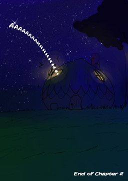 aaaaa building chimney door grass house night outside plant sky star text tree white_text window zero_pictured sawlamander nintendo pokemon pokemon_mystery_dungeon spike_chunsoft 2026 comic end_page english_text hi_res