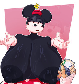 anthro banknote big_breasts black_body breasts clothing duo female gloves handwear hat headgear headwear huge_breasts male money nipples prostitution white_clothing white_gloves white_handwear rabbit5gamer disney crow_(thedeathcrow) minnie_mouse domestic_cat felid feline felis mammal mouse murid murine rodent hi_res