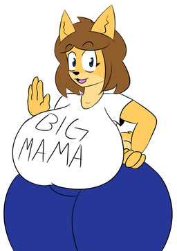 anthro big_breasts blue_bottomwear blue_clothing blue_eyes blue_pants bottomwear breasts brown_hair clothed clothed_anthro clothed_female clothing countershade_face countershading eyebrow_through_hair eyebrows eyelashes female fur gesture hair hand_on_hip huge_breasts looking_at_viewer open_mouth open_smile pants shirt simple_background smile solo t-shirt tail tan_body tan_fur topwear translucent translucent_hair waving waving_at_viewer white_background white_clothing white_shirt white_t-shirt white_topwear wide_hipped_anthro wide_hipped_female wide_hips feladrine june_(jinu) canid canine canis domestic_dog mammal shiba_inu spitz 2018 digital_drawing_(artwork) digital_media_(artwork) english_description hi_res portrait three-quarter_portrait