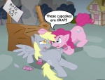 cupcake cutie_mark derpy_hooves_(mlp) equine female feral force_feeding forced friendship_is_magic fur horse house my_little_pony pegasus pink_fur pinkie_pie_(mlp) pony sign slagmalsklubben tree wings wood
Rating: Safe
Score: -2
User: Zetastar
Date: May 11, 2011