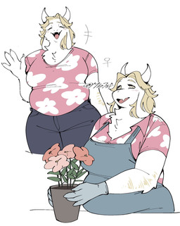 Rating: s
ID: 5766394
Date: 2025-08-09 02:27:40 -0400
Status: active
Score: 3
aloha_shirt anthro apron arm_hair asgore_dreemurr blonde_hair body_hair boss_monster_(undertale) bottomwear bovid caprine clothing crossgender deltarune denim denim_bottomwear denim_clothing fangs female female_symbol floppy_ears flower fur gender_symbol gesture gloves goat hair handwear hi_res jeans kemono looking_at_viewer mammal mature_anthro mature_female medium_hair mochimochiland mtf_crossgender open_mouth overweight pants pattern_clothing pattern_shirt pattern_topwear pink_clothing pink_shirt pink_topwear plant plant_pot shirt skeb_username smile solo symbol tan_eyes teeth tongue topwear undertale_(series) waving post #5766394