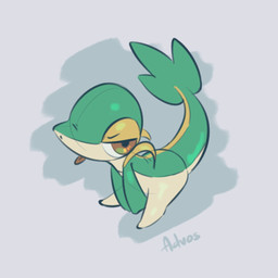 ambiguous_gender anthro biped brown_eyes front_view green_body green_tail looking_at_viewer nude nude_ambiguous nude_anthro simple_background solo tail tongue tongue_out advos nintendo pokemon generation_5_pokemon pokemon_(species) snivy 1:1 2026 digital_drawing_(artwork) digital_media_(artwork)