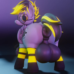 anal_wink anatomically_correct animal_genitalia animal_penis anus backsack balls big_anus big_balls big_penis black_anus butt clothing cutie_mark equine_genitalia equine_penis femboy feral footwear fur genitals hair huge_anus huge_balls huge_penis hyper hyper_anus hyper_balls hyper_genitalia hyper_penis legwear looking_at_viewer looking_back male multicolored_hair nude penis presenting presenting_anus presenting_hindquarters puffy_anus shaking smile socks solo submissive submissive_male wings durpy337 hasbro my_little_pony mythology durpy_(durpy337) equid equine mammal mythological_creature mythological_equine pegasus 1:1 3d_(artwork) 3d_animation animated digital_media_(artwork) hi_res no_sound short_playtime video