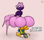 anthro big_butt blush bottom_heavy bottomwear bubble_butt butt cheek_tuft clothing crossed_legs curvy_figure duo eyelashes eyes_closed eyewear facial_tuft fangs featureless_feet feet femboy footwear fur glasses gloves handwear huge_butt kerchief knee_highs knee_socks legwear living_chair logo male markings mole_(marking) orange_body orange_fur pink_body pink_fur shirt shoes shorts sitting sitting_on_another sitting_on_ground sitting_on_head size_difference small_waist socks sweater teeth text thick_thighs topwear tuft turtleneck thatdawgmurray happy_tree_friends murray_(thatdawgmurray) the_mole_(htf) canid canine canis domestic_dog eulipotyphlan mammal mole_(animal) artist_logo artist_name english_text hi_res signature watermark