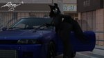 anthro black_body black_hair black_tail blue_car breasts bullet car city city_background female glowing glowing_eyes gun hair hand_on_butt handgun holding_gun holding_object holding_ranged_weapon holding_weapon looking_at_viewer magazine nude nude_anthro nude_female open_mouth pistol ranged_weapon silencer solo tail thick_thighs tongue tongue_out vehicle weapon domizoni scrag_(modeler) scp_foundation mal0 scp-1471-a 16:9 2025 blender_(artwork) digital_media_(artwork) hi_res widescreen