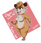 brown_eyes buckteeth confident female feral fur multicolored_body multicolored_fur running semi-anthro simple_background solo tan_body tan_fur teeth two_tone_body two_tone_fur tdhla1 clever_(mystery_lane) cricetid hamster mammal rodent digital_media_(artwork) hi_res