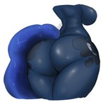 anthro big_butt blue_body breasts butt butt_shot female huge_butt nude simple_background solo white_background nsfwronin friendship_is_magic hasbro my_little_pony princess_luna_(mlp) equid equine mammal absurd_res hi_res