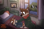 anthro barefoot car clothed clothing detailed_background duo feet fur male military politics toes ukraine ukrainian_flag vehicle young young_anthro jib_kodi_(artist) canid canine canis domestic_dog mammal shiba_inu spitz animated lol_comments long_playtime no_sound webm father_(lore) father_and_child_(lore) parent_(lore) parent_and_child_(lore)