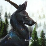 feral fog forest horn male plant scales sculpture solo statue tree hedax mythology canid canine canis domestic_dog dragon mammal mythological_creature mythological_scalie scalie 1:1 half-length_portrait portrait