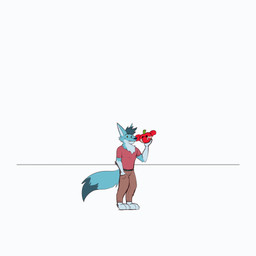 anthro belly belly_expansion belt bottomwear clothing eating elephant_fruit expansion growth male musclegut muscular solo torn_bottomwear torn_clothing transformation ringsfox rings_(ringsfox) canid canine elephant elephantid fox mammal proboscidean 1:1 2d_animation animated hi_res
