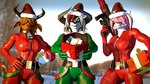 anthro big_breasts breasts christmas_clothing christmas_headwear clothing female first_person_view gift group hat headgear headwear holidays horn jumpsuit light_breasts ranged_weapon rocket_launcher santa_hat smile snow tattoo weapon ludexus christmas petruz_(copyright) fan_character metty_(ludexus) visash_(ludexus) zafy_takada_(ludexus) bovid bovine canid canine canis cattle lagomorph leporid mammal rabbit wolf 16:9 3d_(artwork) 4k absurd_res digital_media_(artwork) hi_res source_filmmaker_(artwork) widescreen