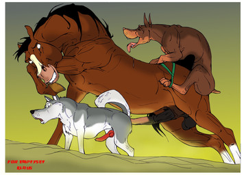 anal anal_penetration animal_genitalia animal_penis balls bodily_fluids canine_genitalia canine_penis equine_genitalia equine_penis erection eyes_closed feet feral feral_on_feral feral_penetrated feral_penetrating feral_penetrating_feral from_behind_position fur genitals group group_sex hooves knot larger_penetrated looking_pleasured male male/male male_penetrated male_penetrating male_penetrating_male open_mouth paws penetration penile penile_penetration penis saliva saliva_string sex shallow_penetration size_difference smaller_penetrated smile tail teeth threesome toes tongue tongue_out train_position trio klaus_doberman canid canine canis dobermann domestic_dog equid equine horse husky mammal nordic_sled_dog pinscher spitz digital_media_(artwork) hi_res