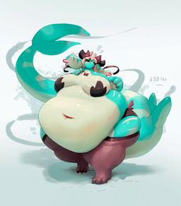 2_horns 3_toes 4_fingers absolute_territory anthro bar_emanata belly big_belly big_breasts big_ears biped black_bow black_clothing black_panties black_underwear breasts brown_clothing brown_legwear brown_stockings brown_thigh_highs clothed clothing countershading cracked_ground deep_navel ear_piercing ear_ring emanata feet female female_anthro fingers floppy_ears horn huge_belly huge_thighs jewelry legwear long_tail markings morbidly_obese morbidly_obese_anthro morbidly_obese_female navel necklace non-mammal_breasts non-mammal_navel obese obese_anthro obese_female overweight overweight_anthro overweight_female panties piercing ring_piercing shark_tail simple_background skimpy solo standing stated_weight stockings striped_markings striped_tail stripes tail tail_markings tan_body tan_countershading tan_stripes teal_body teal_ears teal_scales teal_tail teal_text text thick_tail thick_thighs thigh_highs toes underwear white_background wide_hipped_anthro wide_hipped_female wide_hips miluinaoxie fish marine shark 2022 dialogue_in_description english_description hi_res