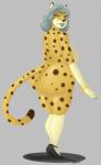 2017 anthro big_breasts big_butt biped bracelet breasts butt cheetah clothing curvy_figure digital_media_(artwork) ear_piercing felid feline female footwear hair hi_res hidden_(artist) high_heels jewelry lipstick looking_at_viewer looking_back makeup mammal markings mature_anthro mature_female mole_(marking) necklace nipples nude orange_eyes piercing shoes side_boob solo standing voluptuous wide_hips