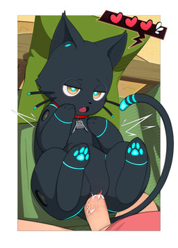 bestiality big_penis black_body black_fur bodily_fluids cum cum_in_vagina cum_inside cute_fangs detailed_background duo faceless_character faceless_human faceless_male fangs feet female female_feral female_focus female_on_human female_penetrated feral feral_focus feral_penetrated fur genital_fluids genitals heart_symbol human_on_feral human_penetrating human_penetrating_feral humanoid_genitalia humanoid_penis interspecies larger_human larger_male light_body light_skin machine male male/female male_human male_on_feral male_penetrating male_penetrating_female nude open_mouth pawpads paws penetration penile penile_penetration penis penis_in_vagina pink_tongue quadruped sex size_difference smaller_female smaller_feral smaller_penetrated soles solo_focus speech_bubble teeth teeth_showing toes tongue vaginal vaginal_penetration vein veiny_penis vulva whiskers kekitopu hi-fi_rush microsoft tango_gameworks 808_(hi-fi_rush) domestic_cat felid feline felis human mammal robot robot_feral 2023 absurd_res digital_media_(artwork) hi_res pictographics
