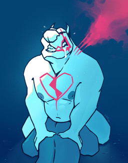 ambiguous_gender ambiguous_penetrated anthro anthro_penetrating bodily_fluids chest_markings drooling duo eyes_closed facial_markings head_markings heart_(marking) kneeling lying male male/ambiguous male_penetrating male_penetrating_ambiguous markings musclegut muscular muscular_anthro muscular_male nipples nude on_front overweight overweight_anthro overweight_male pecs penetration red_markings saliva sex simple_background white_body chocolateandmilk ambiguous_species canid canine canis domestic_dog mammal 2023 dated hi_res signature
