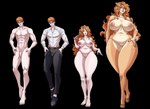 age_progression alternate_form anthro areola athletic athletic_human athletic_male belt big_breasts bottomwear breast_expansion breast_size_difference breasts clothing cloven_hooves curled_hair curvy_figure dress_shirt dress_shoes expansion eyewear female flaccid gender_transformation genitals glasses growth hair hip_expansion hooves lips long_hair male mtf_transformation nipples nude orange_hair pants penis pussy shadow shirt simple_background slightly_chubby solo species_transformation thick_thighs topwear transformation transformation_sequence transparent_background voluptuous wide_hips mar2tea cervine deer human mammal alpha_channel hi_res