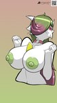 areola big_breasts breasts female green_areola green_nipples nipples qr_code simple_background white_body xdiegosilvax nintendo pokemon gardevoir generation_3_pokemon humanoid pokemon_(species) 9:16 absurd_res digital_drawing_(artwork) digital_media_(artwork) hi_res