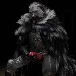 anthro big_penis black_sclera cape clothing erection fur genitals grey_body grey_fur knot knotted_penis male masturbation pearlh2hoe penis penis_grab solo tongue tongue_out elden_ring fromsoftware blaidd_(elden_ring) 3d_(artwork) digital_media_(artwork) hi_res