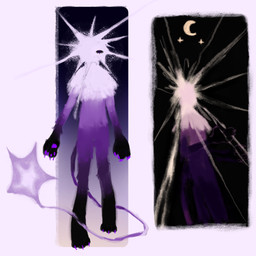 1_eye ambiguous_gender anthro claws fur mouthless paws purple_body slim solo tail thin_tail unusual_anatomy fr3nesi iris_(fr3nesi) humanoid unknown_species 1:1 digital_media_(artwork) lineless