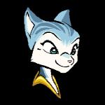 alternate_species anthro blue_body blue_fur blue_hair clothed clothing female fur hair simple_background solo teal_eyes transparent_background white_body white_fur technijui dinosaur_planet nintendo rareware krystal_(dinosaur_planet) felid feline mammal 1:1 alpha_channel bust_portrait digital_media_(artwork) low_res pixel_(artwork) portrait