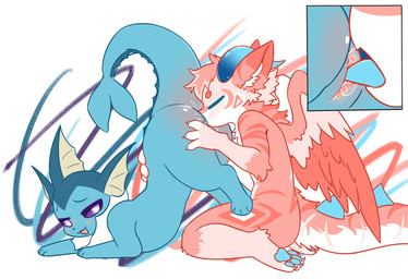 4_toes anal anal_penetration anthro anthro_on_feral anthro_penetrating anthro_penetrating_feral anthro_rimming_feral anus aroused ass_up bestiality blue_body blue_horn blue_mouth blue_pawpads blue_tail blue_tongue blush blush_lines bodily_fluids butt butt_grab claws cutaway duo ear_markings ears_back eyes_closed feet female female_feral female_penetrated female_rimmed feral feral_penetrated fin frill_(anatomy) fur fur_markings genitals hand_on_butt head_tuft held_up horn interspecies looking_away looking_down lying lying_on_ground male male/female male_anthro male_penetrating male_penetrating_female male_rimming male_rimming_female markings narrowed_eyes nude on_ground open_mouth oral pawpads paws penetration pink_anus pink_body pink_fur pink_tongue pivoted_ears pokephilia presenting presenting_anus presenting_hindquarters purple_eyes rimming rimming_female saliva sex sitting spiked_tail spikes spikes_(anatomy) striped_body striped_fur striped_markings striped_tail stripes tail tail_markings thick_tail toe_claws toes tongue tongue_out tongue_penetration tuft wet white_body white_fur jukkavali mythology nintendo pokemon amiri_(nonbiamiri) dragon eeveelution furred_dragon furred_scalie generation_1_pokemon mythological_creature mythological_scalie pokemon_(species) scalie vaporeon hi_res