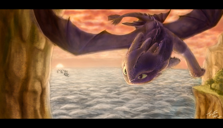 abstract_background ambiguous_gender black_bars black_body cliff cloud detailed_background feral flying horn membrane_(anatomy) membranous_wings plant purple_body purple_scales scales scenery ship simple_background solo spread_wings sun sunset tail tree vehicle water watercraft wave wings wood tsitra360 dreamworks european_mythology how_to_train_your_dragon mythology toothless dragon fury_(httyd) mythological_creature mythological_scalie night_fury scalie western_dragon hi_res letterbox