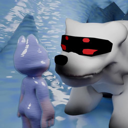 anthro anthro_on_feral bestiality duo female female_feral female_pred feral immobile larger_female licking licking_body male male_on_feral male_prey quadruped size_difference smaller_male swallowing throat tongue vore silly_roll lucky_(silly_roll) bear domestic_cat felid feline felis mammal polar_bear ursine 1:1 3d_(artwork) 3d_animation animated digital_media_(artwork) short_playtime sound video