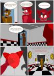 2016 aggablaze animatronic anthro bear canid canine comic english_text female five_nights_at_freddy's fox foxy_(fnaf) freddy_(fnaf) group hi_res machine male mammal robot scottgames text