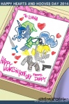 2014 <3 blonde_hair blue_fur blue_hair cutie_mark derpy_hooves_(mlp) duo english_text equine female feral friendship_is_magic fur grey_fur hair horn john_joseco mammal my_little_pony pegasus princess_luna_(mlp) text winged_unicorn wings
Rating: Safe
Score: 8
User: Robinebra
Date: February 14, 2014
