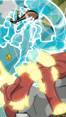 anthro big_penis breasts charred clothing cowboy_hat cowgirl_position duo empty_eyes female fire from_front_position genitals grass hat headgear headwear light light_beam long_tail male male/female mane neck_tuft nipples on_bottom on_top pawpads penetration penis plant red_body rock sex size_difference smile sunbeam sunlight tail text tipping_hat translucent translucent_body tree tuft vaginal vaginal_penetration vulva water waterfall wub_(artist) hadva_(wub) arthropod butterfly canid canine canis elemental_creature felid fire_creature insect lepidopteran lion mammal pantherine water_creature wolf 9:16 hi_res signature url watermark