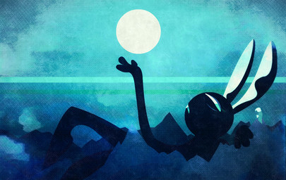 3_fingers ambiguous_gender anthro big_ears blue_eyes buckteeth cloak clothed clothing cloud dark duo fingers fully_clothed hair long_ears lying macro male mountain night nude open_mouth simple_background standing teeth shane_frost human lagomorph leporid mammal rabbit 2017 digital_media_(artwork) story story_in_description