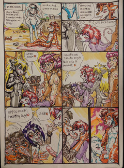 3_heads anal anal_penetration anthro anthro_on_anthro anthro_penetrated anthro_penetrating anthro_penetrating_anthro auburn_eyes balls beach beach_blanket black_body black_fur blonde_hair blush bodily_fluids breasts brown_body brown_fur bukkake bulge clothing cum cum_in_ass cum_in_mouth cum_inside cum_on_face cumshot cunnilingus dialogue dominant dominant_anthro dominant_female drinking drinking_cum ejaculation eyewear fellatio female female_dominating_male female_penetrating female_penetrating_male femboy fur genital_fluids genitals glasses grey_body grey_fur group group_sex hair horn intersex intersex/male male male/female male/male male_penetrated moan multi_head nude nude_anthro nude_female nude_male object_in_ass oral orange_body orange_eyes orange_fur orange_sclera pegging penetration penile penis purple_body purple_fur questionable_consent red_hair sex sex_toy sex_toy_in_ass sex_toy_insertion small_breasts speech_bubble speedo strapon submissive submissive_anthro submissive_male sweat swimwear text threesome toying_partner vaginal wearing_glasses white_body white_fur yellow_eyes young young_anthro young_female young_male mariano european_mythology greek_mythology mythology chuck_(netreek) kevin_snowpaw american_opossum canid canid_demon canine canis cerberus demon dobermann domestic_dog hellhound lagomorph leporid mammal marsupial mythological_canine mythological_creature pinscher rabbit rodent sciurid tree_squirrel wolf 2025 absurd_res comic english_text hi_res multiple_scenes traditional_media_(artwork)