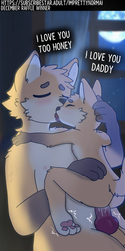 age_difference animal_genitalia animal_penis anthro anthro_on_anthro anthro_penetrated anthro_penetrating anthro_penetrating_anthro anthro_penetrating_female balls blush bodily_fluids canine_genitalia cum cum_in_vagina cum_inside duo eyes_closed father_cumming_in_daughter father_penetrating_daughter female female_anthro female_penetrated fur genital_fluids genitals i_love_you kissing knot licking_tongue loli love loving_sex male male/female male_anthro male_penetrating male_penetrating_female mature_anthro moon night nipples nude paws penetration penile penile_penetration penis penis_in_vagina sex shaking simple_background tail text vaginal vaginal_penetration window yellow_body yellow_fur young young_anthro young_female younger_penetrated imprettynormai canid canine fox mammal colored digital_drawing_(artwork) digital_media_(artwork) english_text hi_res daughter_(lore) father_(lore) father_and_child_(lore) father_and_daughter_(lore) incest_(lore) parent_(lore) parent_and_child_(lore) parent_and_daughter_(lore)
