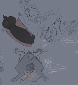 animal_genitalia animal_penis anthro anthro_on_feral anthro_penetrated anus balls bestiality biped canine_genitalia canine_penis dialogue duo erection female female_penetrated feral feral_penetrating feral_penetrating_anthro fingers fur genitals grey_background heart_symbol humanoid_genitalia humanoid_vulva impregnation_request interspecies knot knotted_penis large_penetration male male/female male_penetrating male_penetrating_female penetration penile penile_penetration penis quadruped sex sheath simple_background teeth text tongue vaginal vaginal_penetration vulva goonie-san evie_(nox) goon_(goonie_san) canid canine canis domestic_dog mammal english_text hi_res