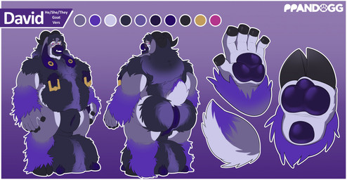 animal_genitalia anthro anus arm_hair backsack ball_tuft balls belly belly_hair big_anus big_balls big_belly big_butt big_nipples big_sheath body_hair butt chest_hair cloven_hooves ear_piercing eyewear fangs flaccid floppy_ears gaping_sheath gauged_ear genitals glasses hairy happy_trail hooves horn huge_anus huge_balls huge_sheath hyper hyper_balls hyper_genitalia intersex leg_hair long_ears looking_at_viewer male maleherm moobs nipple_piercing nipple_ring nipples overweight overweight_intersex overweight_male overweight_maleherm pawpads penis piercing puffy_anus purple_body red_eyes ring_piercing saggy_balls scut_tail sheath short_tail simple_background smile solo standing tail teats teeth tuft udder_balls udders vulva ppandogg david_greenwood bovid caprine goat mammal hi_res model_sheet nonbinary_(lore)