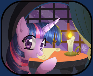 book candle candlestick curtains female feral fire fur hair horn looking_at_viewer multicolored_hair paper purple_body purple_fur purple_hair scroll simple_background smile solo transparent_background two_tone_hair window nabbiekitty friendship_is_magic hasbro my_little_pony mythology twilight_sparkle_(mlp) equid equine mammal mythological_creature mythological_equine unicorn alpha_channel