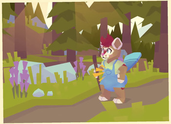 anthro blush blush_lines clothed clothing diaper diaper_under_clothing fart feces forest male outside overalls plant pooping shortalls soiled_diaper soiling soiling_diaper solo tree unclean_diaper used_diaper waddling walking wearing_diaper goatedout kvikk_(littlekvikk) beaver mammal rodent 3d_(artwork) 3d_animation animated digital_media_(artwork) no_sound short_playtime webm