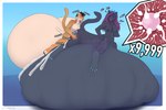 anthro balls big_balls big_penis bodily_fluids breasts cum cum_inflation cum_inside duo ejaculation genital_fluids genitals herm huge_balls huge_penis hyper hyper_balls hyper_genitalia hyper_penis impregnation impregnation_count inflation intersex lying lying_on_another lying_on_self male ovum penis sperm_cell tattoo aramisstargazer deza_(redtint) neo_(redtint) demon felid feline mammal pantherine taur tiger 3:2 hi_res