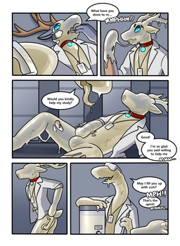 5_panel_comic after_transformation air_valve air_valve_navel anthro antlers apode blue_eyes bodily_fluids border clothing coat collar cum duo eyeless eyewear eyewear_on_head faceless featureless_face genital_fluids goggles goggles_on_head grey_background handles_on_hips handles_on_thighs horn inflatable lab_coat latex latex_transformation legless lying male male/male male_anthro medical mid_transformation null null_bulge on_back open_mouth pooltoy_transformation scientist serpentine simple_background submissive submissive_anthro submissive_male text tongue tongue_out topwear transformation white_border hacony dr._sperm jaiy animate_inanimate cum_creature deer draconcopode goo_creature latex_creature living_inflatable mammal naga sperm_naga comic english_text hi_res