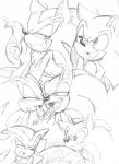 anthro black_and_white blush duo eulipotyphlan hair hedgehog hi_res male male/male mammal monochrome narcotize-nagini open_mouth sega shadow_the_hedgehog simple_background sonic_the_hedgehog sonic_the_hedgehog_(series)