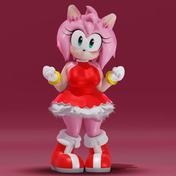 anthro big_breasts black_nose blush boots bracelet breasts clothing dress eyelashes female female_anthro footwear front_view fur gloves green_eyes hair handwear head_tuft jewelry looking_at_viewer pink_background pink_body pink_fur pink_hair red_boots red_clothing red_dress red_footwear shoes short_hair simple_background smile solo tan_body tan_fur thick_thighs tuft white_clothing white_gloves white_handwear wide_hips funfred252 sega sonic_the_hedgehog_(series) amy_rose eulipotyphlan hedgehog mammal 1:1 3d_(artwork) absurd_res digital_media_(artwork) hi_res